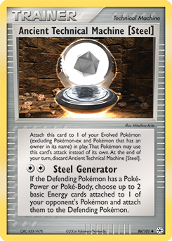 Uncommon Pokémon card Ancient Technical Machine [Steel] 86/101 from Ex Hidden Legends expansion